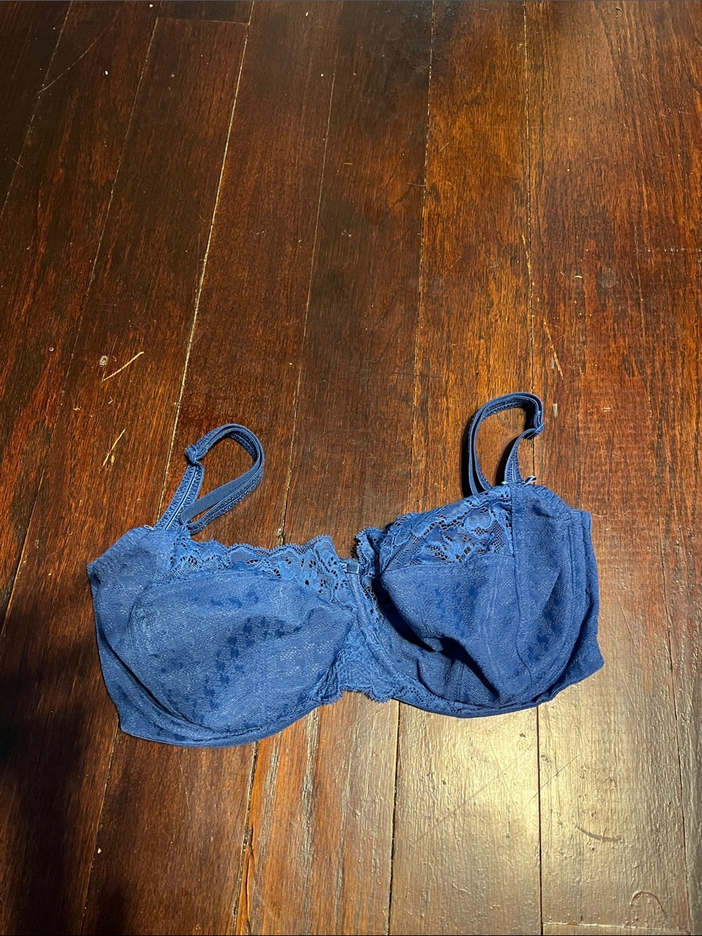 Panache Envy Blue Lace Underwire Bra